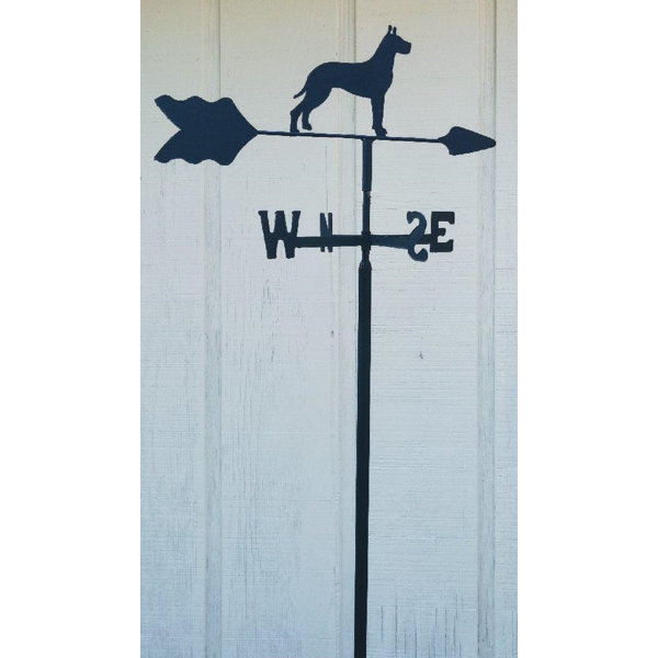 The Lazy Scroll Garden Mount Great Dane Weathervane Wayfair